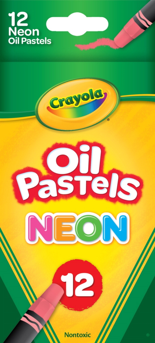 Picture of Crayola 1587143 Neon Oil Pastels - Set of 12