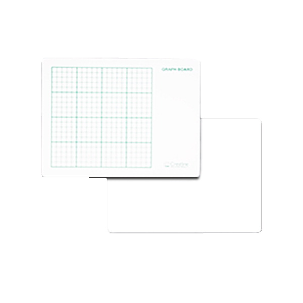 Two-Sided Dry Erase Boards, Graph, 9 x 12 in. - Pack of 12