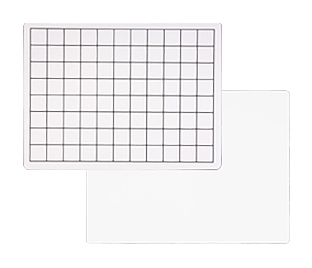 Dry Erase Board, 1 in. Square Grid, 9 x 12 in. - Pack of 24