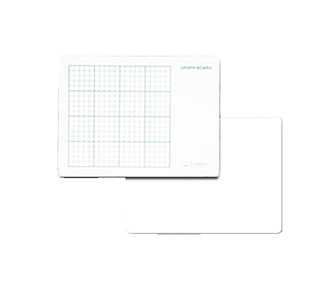 Two-Sided Dry Erase Board, Graph, 9 x 12 in. - Pack of 24