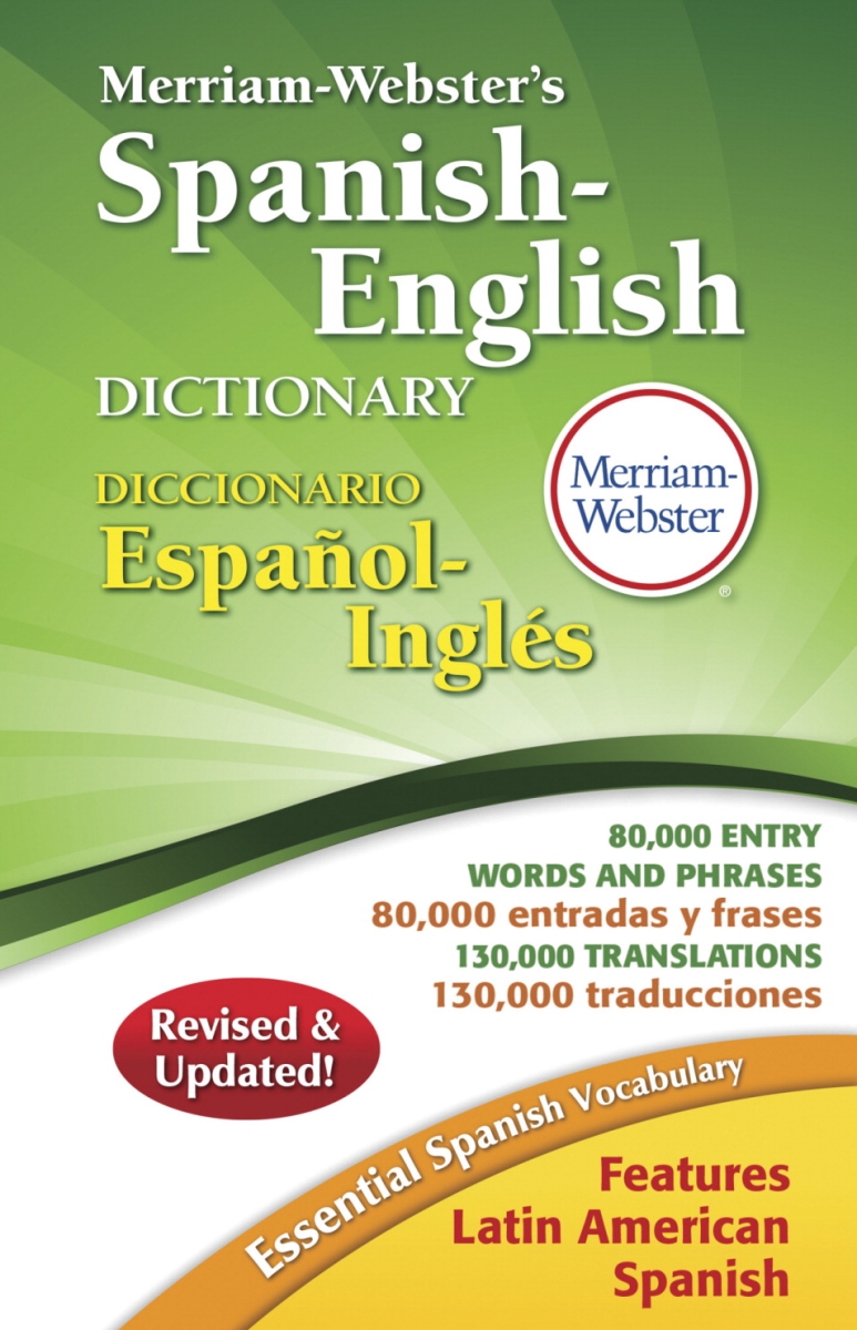 Picture of Merriam-Webster 1568700 Spanish-English Dictionary with Hardcover