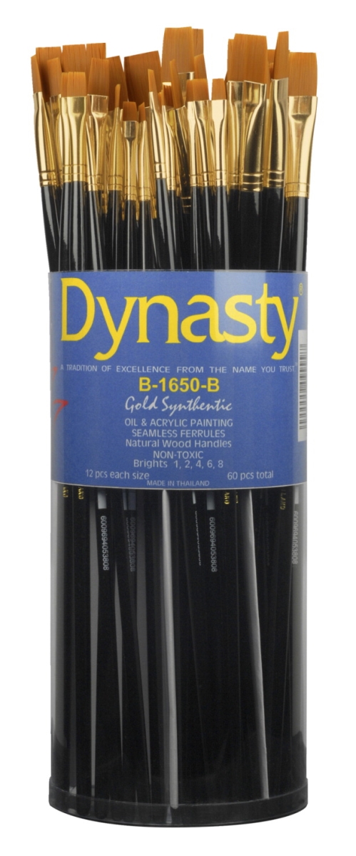 Picture of FM Brush 1589052 Dynasty B-1650-B Art Education Classroom Cylinders Canister - Set of 60