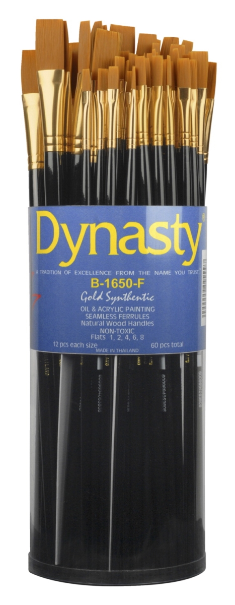 Picture of FM Brush 1589051 Dynasty B-1650-F Art Education Classroom Cylinders Canister - Set of 60