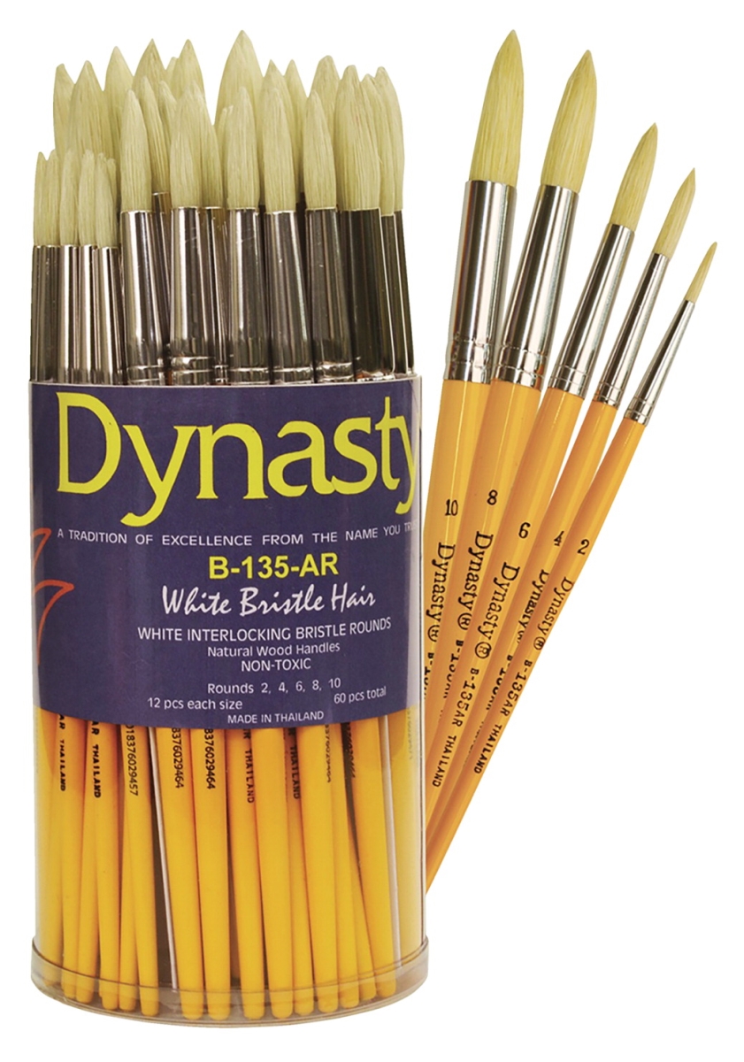 Picture of FM Brush 1569932 Art Education Canister, Golden Synthetic, B-1650-F - Set of 60