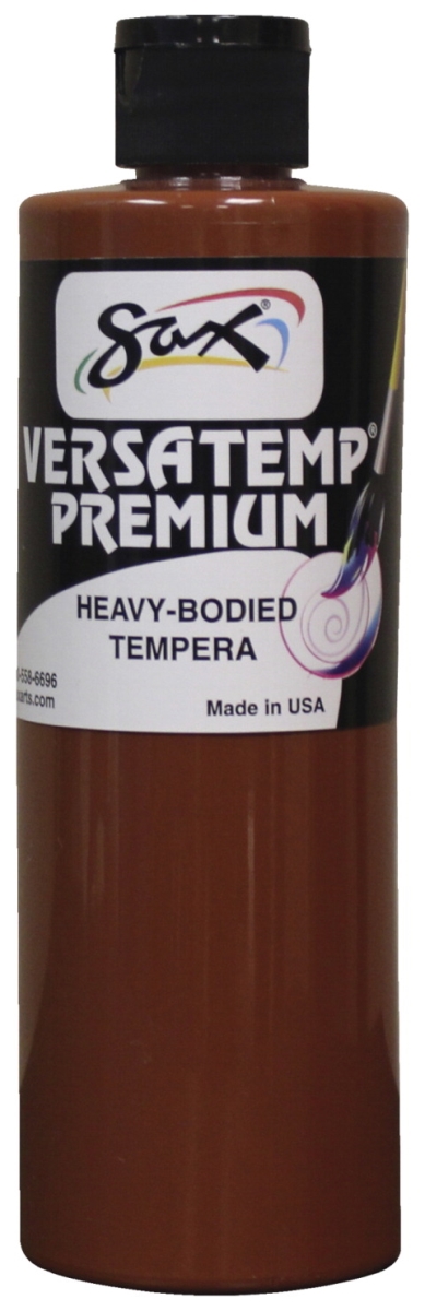 Picture of Chroma Acrylics 1592701 Versatemp Premium Heavy Bodied Tempera Paint, Brown, 1 Pint