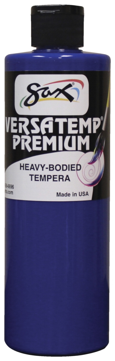 Picture of Chroma Acrylics 1592706 Versatemp Premium Heavy-Bodied Tempera Paint&#44; Primary Blue&#44; 1 Pint