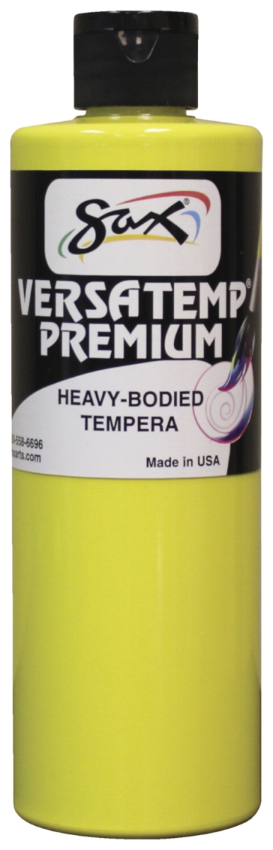 Picture of Chroma Acrylics 1592708 Versatemp Premium Heavy-Bodied Tempera Paint&#44; Yellow&#44; 1 Pint