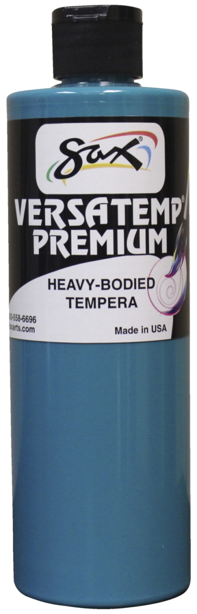 Picture of Chroma Acrylics 1592709 Versatemp Premium Heavy-Bodied Tempera Paint&#44; Turquoise&#44; 1 Pint