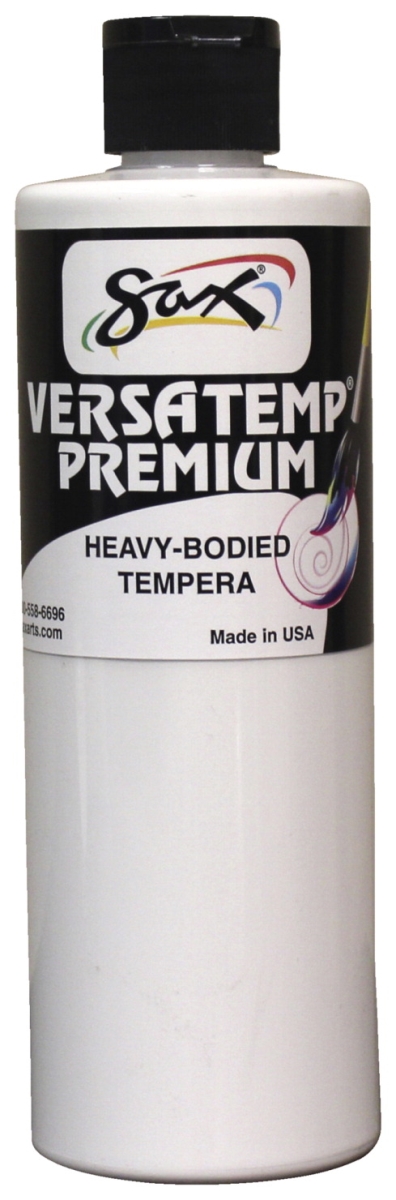 Picture of Chroma Acrylics 1592711 Versatemp Premium Heavy-Bodied Tempera Paint&#44; White&#44; 1 Pint