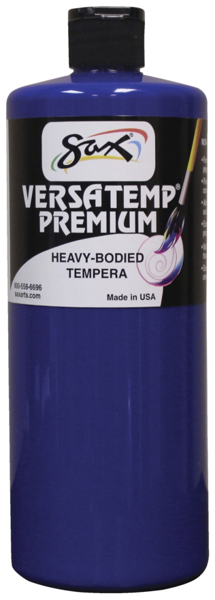 Picture of Chroma Acrylics 1592718 Versatemp Premium Heavy-Bodied Tempera Paint, Primary Blue