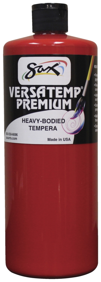 Picture of Chroma Acrylics 1592719 Versatemp Premium Heavy-Bodied Tempera Paint&#44; Primary Red