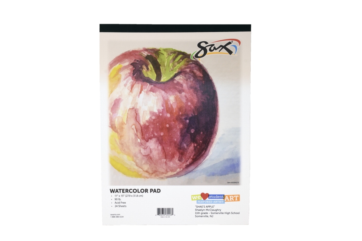 Picture of Pacon 1594173 11 x 15 in. Sax Watercolor Pad&#44; 90 lbs&#44; White - 24 Sheets