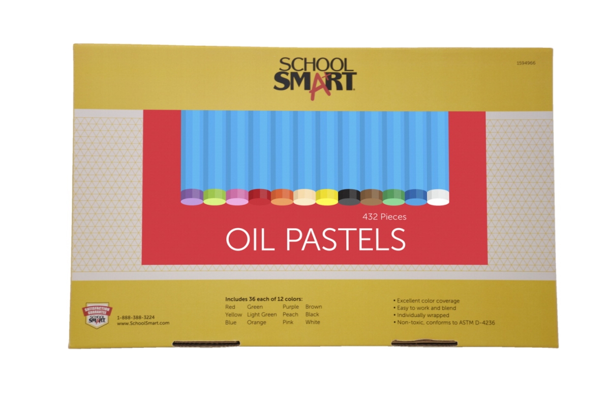 Picture of Pacon 1594966 School Smart Oil Pastels&#44; Set of 432
