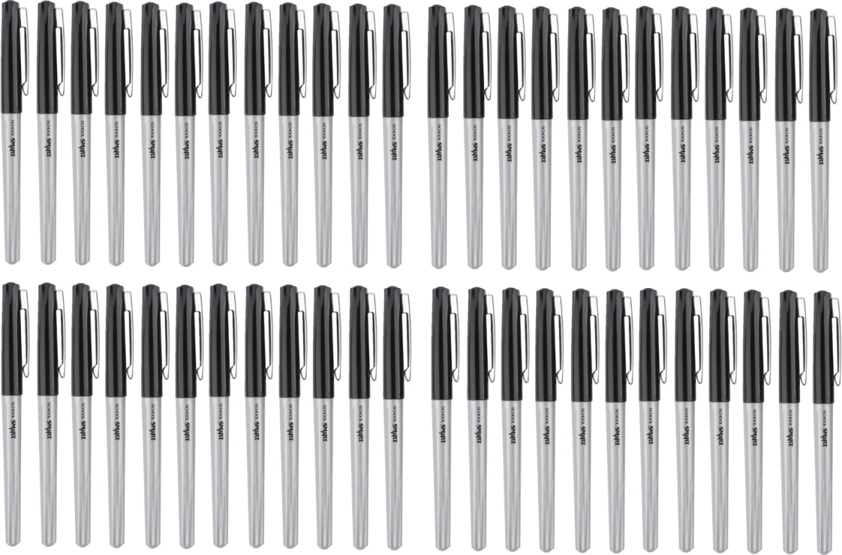 Picture of Beifa Group 1593116 School Smart Ultra Fineliner Pen&#44; 0.4 mm&#44; Black - Pack of 48
