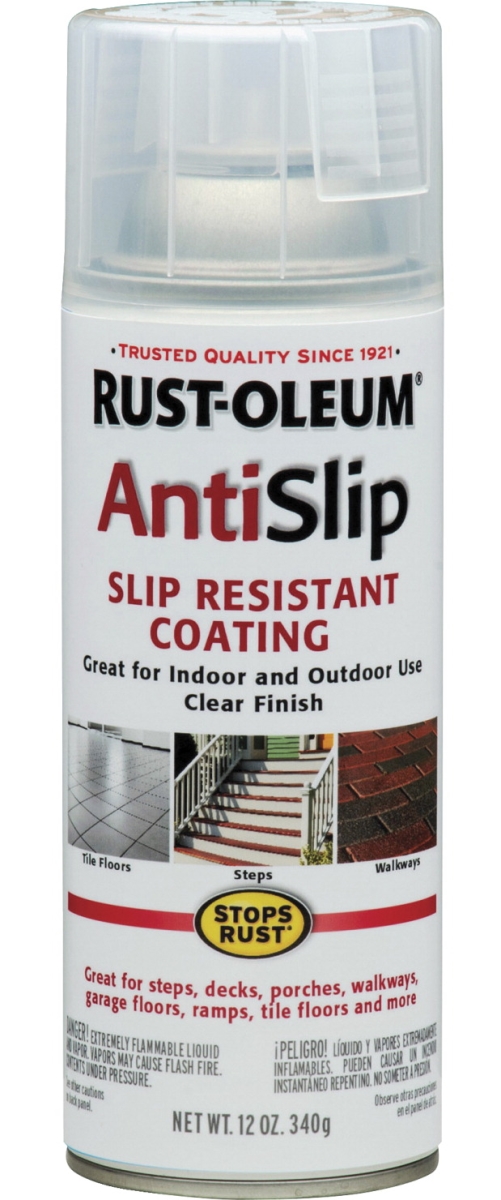 SP Richards 1592564 Rust-Oleum Anti Slip Spray, Slip Resistant Coating, 12 lbs, Clear