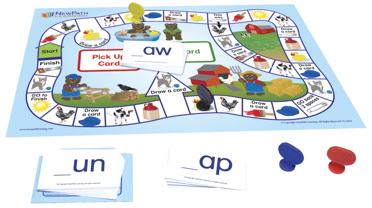 Picture of Newpath Learning 1600750 NewPath Word Families Learning Center Game