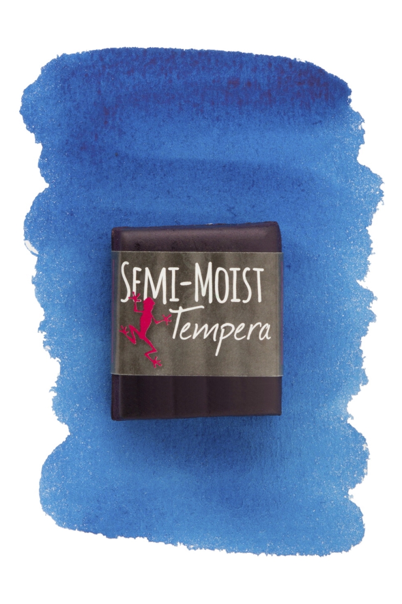 Picture of Jack Richeson 1569135 Semi-Moist Tempera Cake, 1.62 x 1.87 x 0.50 in. - Blue