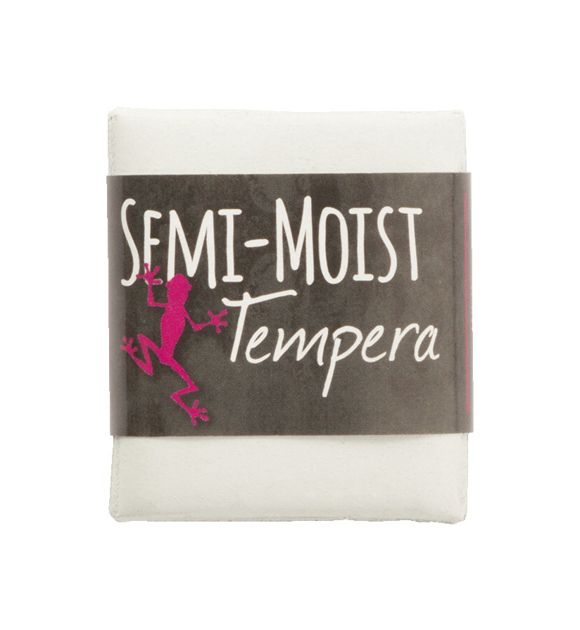 Picture of Jack Richeson 1569142 Semi-Moist Tempera Cake, 1.62 x 1.87 x 0.50 in. - White