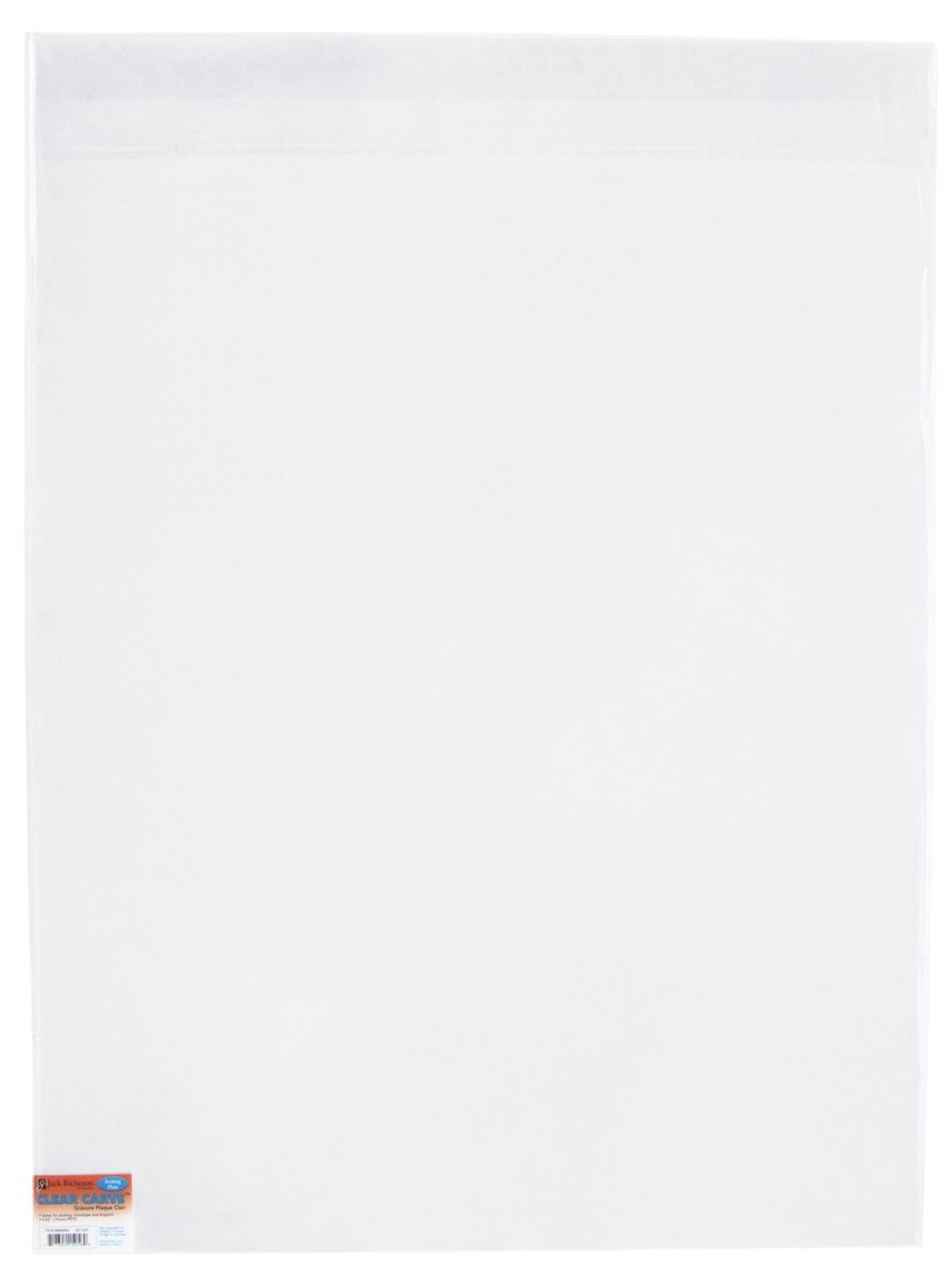 Picture of Jack Richeson 1591469 Clear Carve Etch Plates, 9 x 12 in. - Pack of 3