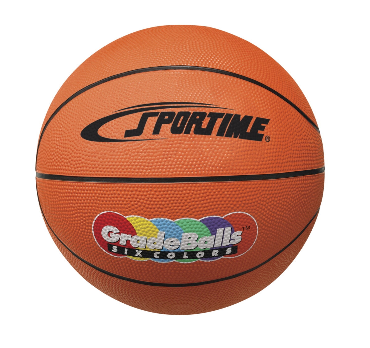 Picture of Sportime 1599265 27 in. Gradeball Rubber Junior Basketball, Orange