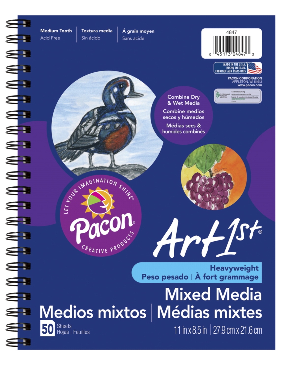 Picture of Art1st 1593163 Mixed Media Journal&#44; 11 x 8.5 in. - 50 Sheets