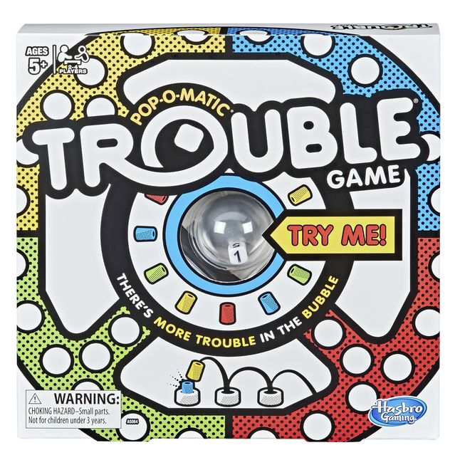 Picture of Hasbro 1603081 Trouble Pop-O-Matic Game