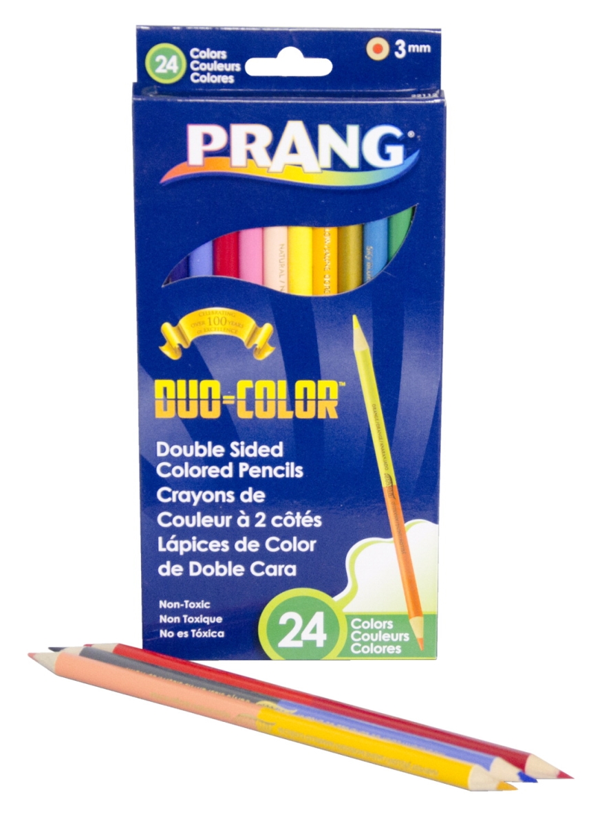Duo Colored Pencils, Assorted Colors - Set of 12