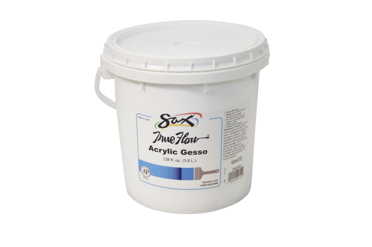 Picture of Sax 1590583 True Flow Acrylic Gesso, White