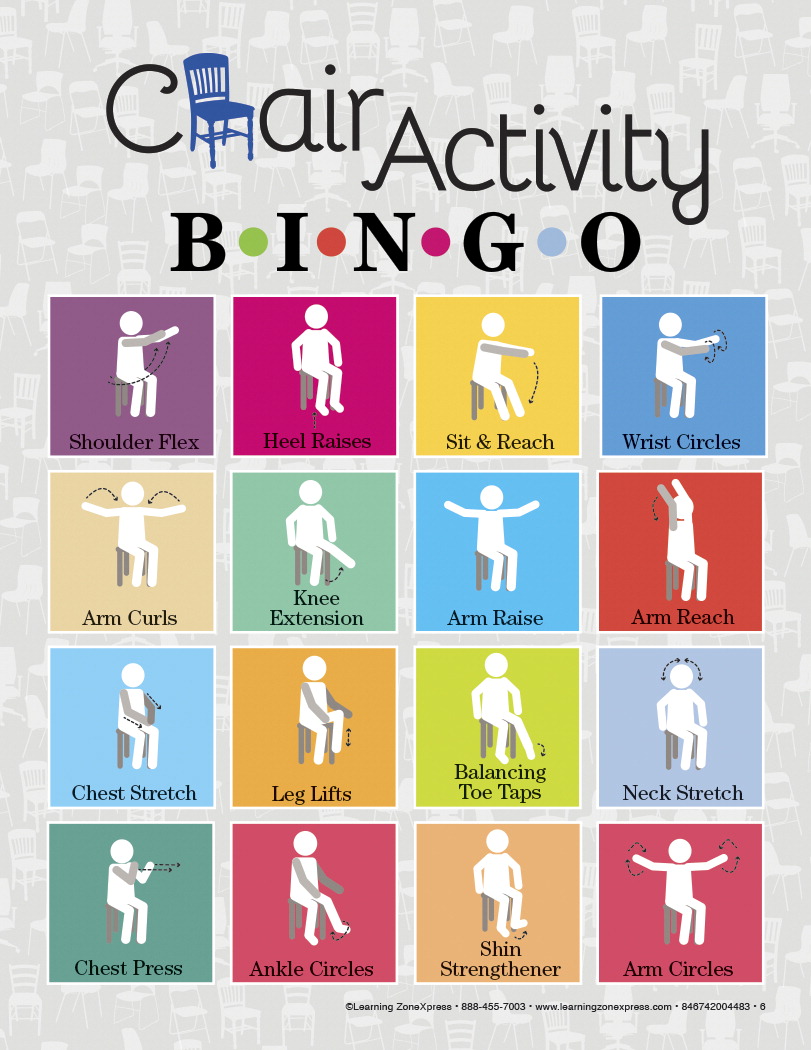 Picture of Learning Zonexpress 1595315 Chair Activity Bingo