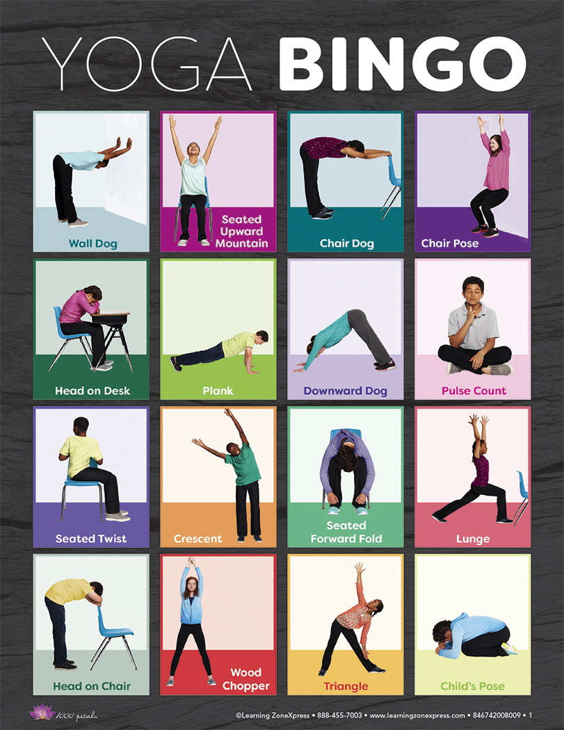 Picture of Learning Zonexpress 1595316 Yoga Bingo Game