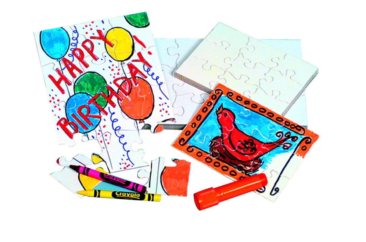 Hygloss Compoz-A-Puzzle 8.5 x 11 in. - Pack of 24
