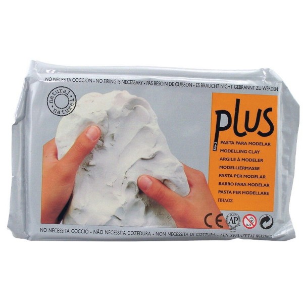 Picture of Activa Products 407305 Activa Plus Air-Dry Non-Toxic Self-Hardening Natural Clay, 2.2 lbs, White