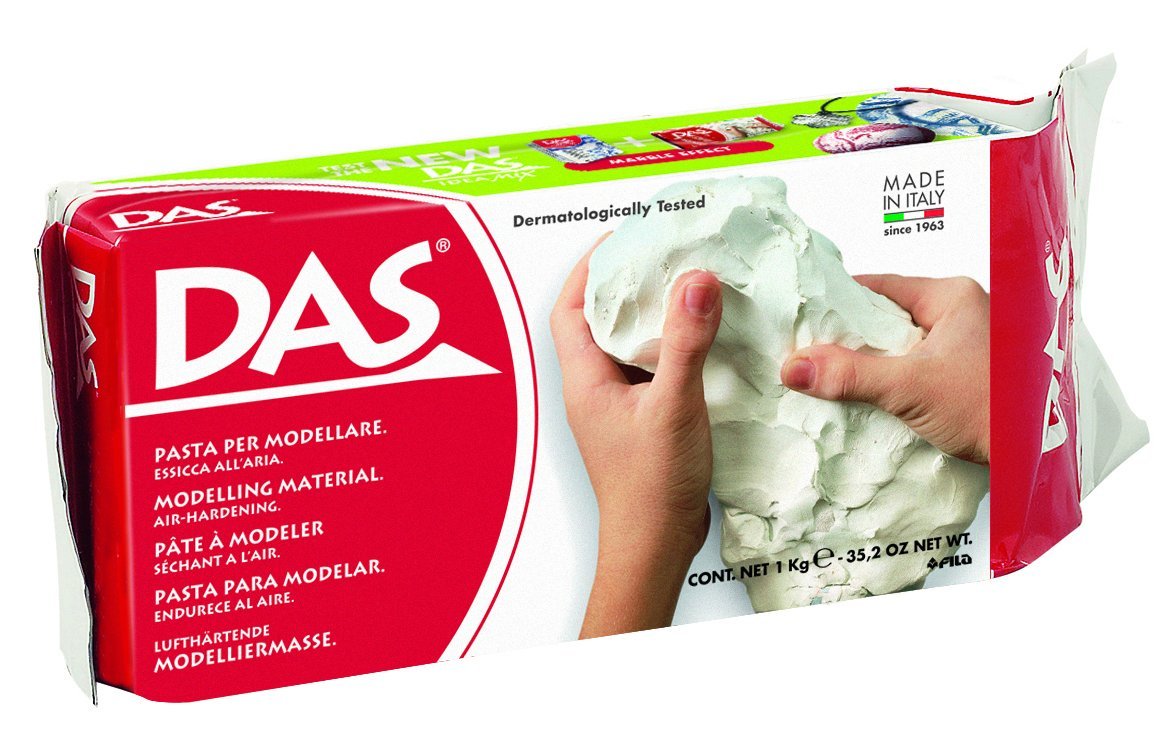 Picture of Dixon Ticonderoga 411113 Prang DAS Air-Hardening Acid-Free Non-Toxic Modeling Clay, 2.2 lbs, White