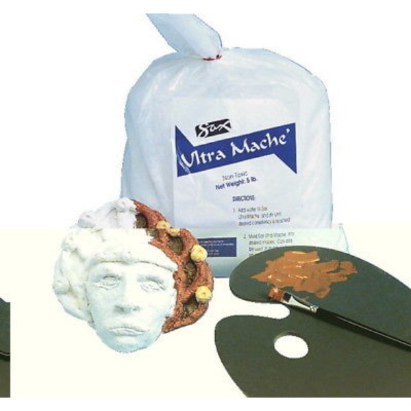 Picture of Activa Products 432131 Sax Non-Toxic Ultra Mache&#44; 12 lbs&#44; White