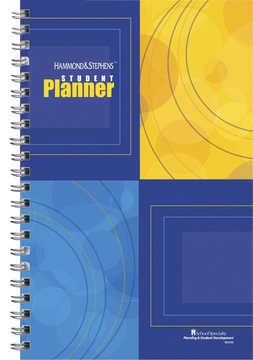 7 x 11 in. Daily Student Planner with Block Scheduling Format - Grade 6 to 12