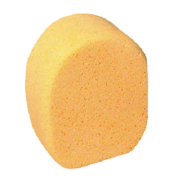 035819 Synthetic Polyurethane Multi-Purpose Oval Sponge, 6 x 4 x 2 in. - Yellow