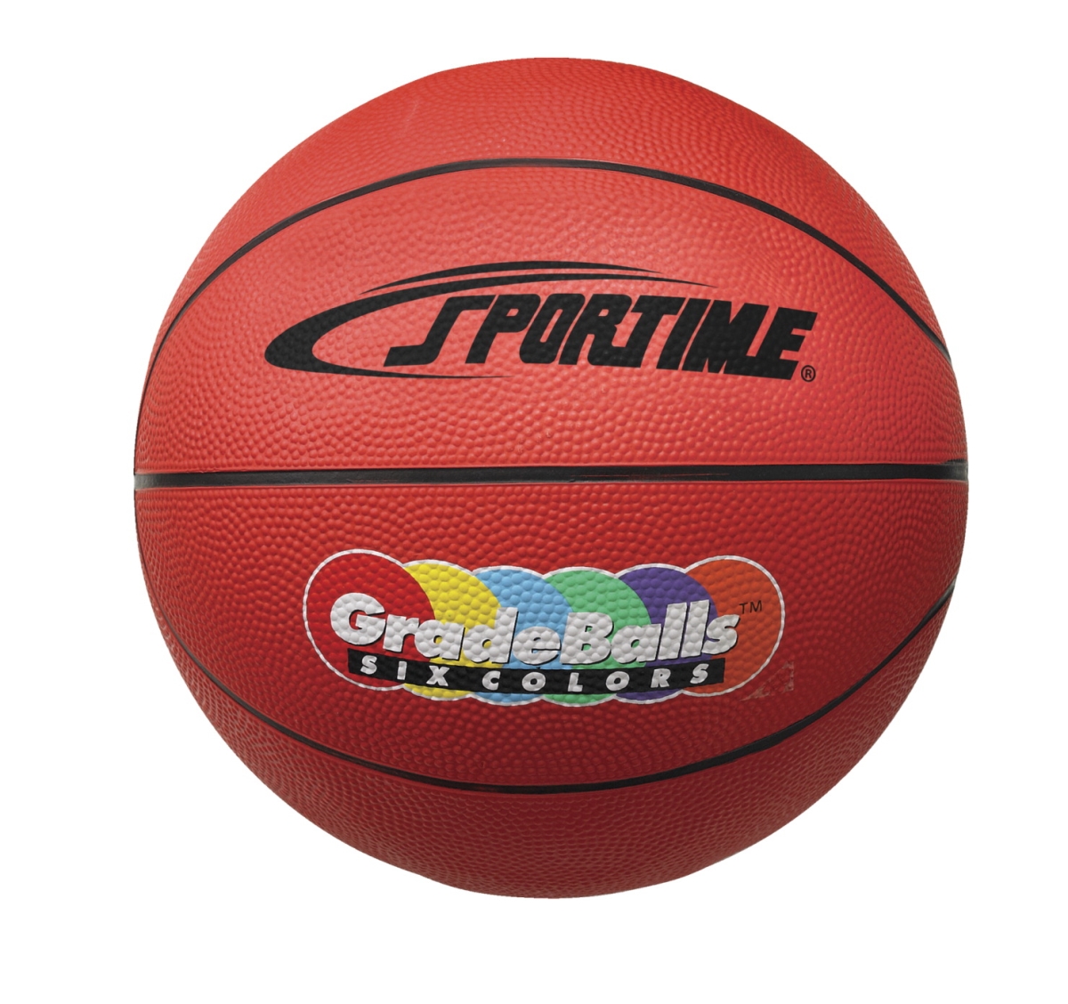 Picture of Sportime 1599262 27 In Gradeball Rubber Junior Basketball&#44; Red