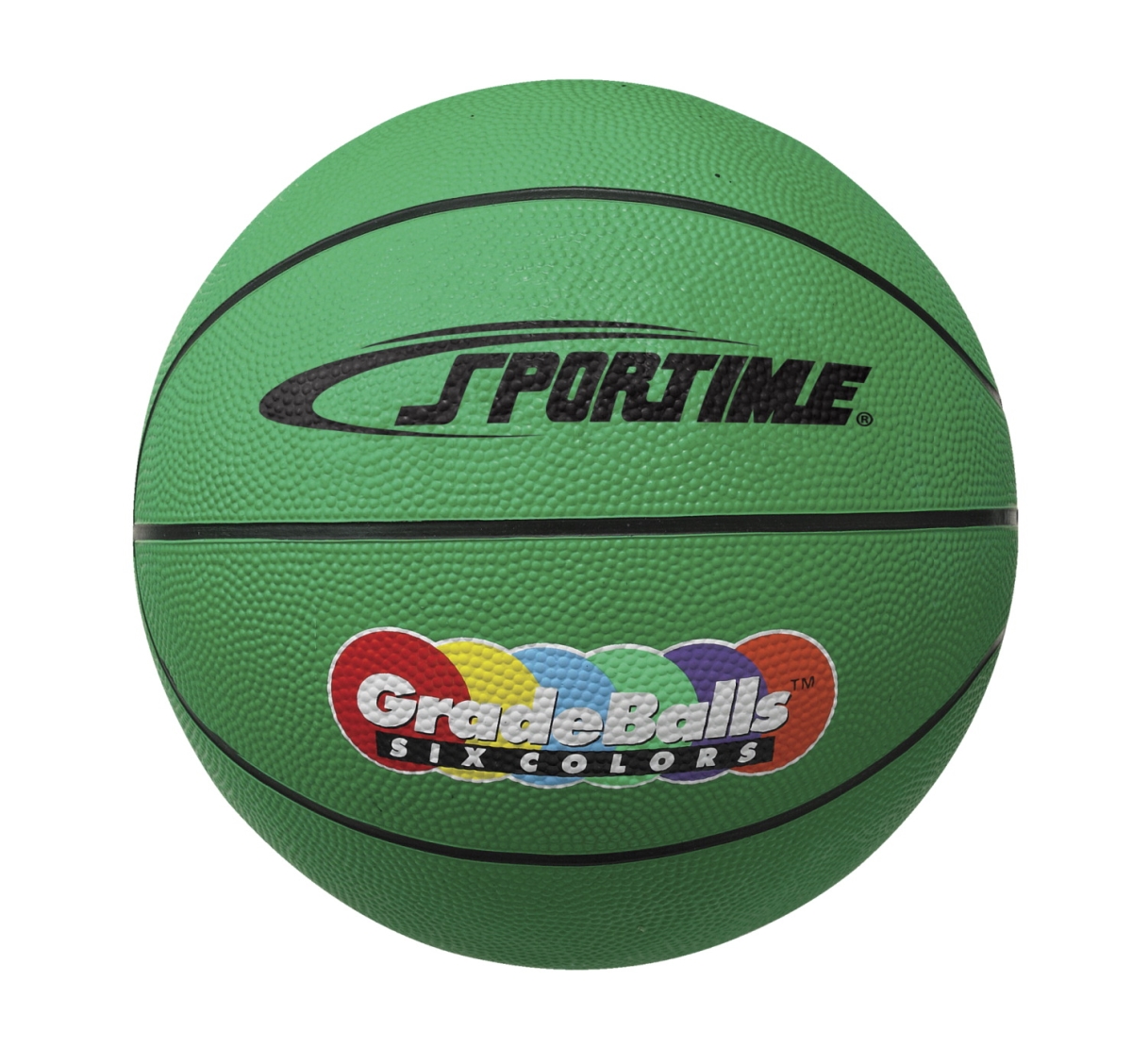 Picture of Sportime 1599264 27 in. Gradeball Rubber Junior Basketball&#44; Green