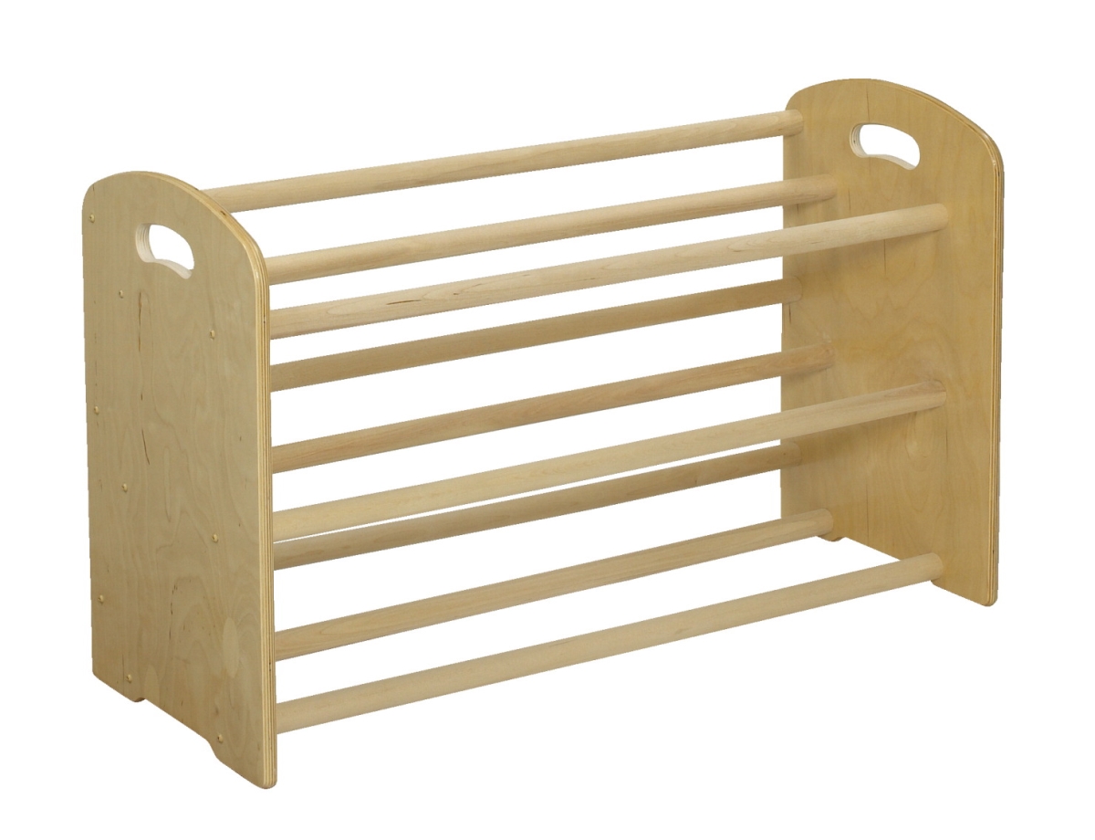Picture of ABC 1526404 Childcraft Furnishings 12 Tray Dowel Cubby Rack&#44; 35.75 x 14.50 x 21.75 in.