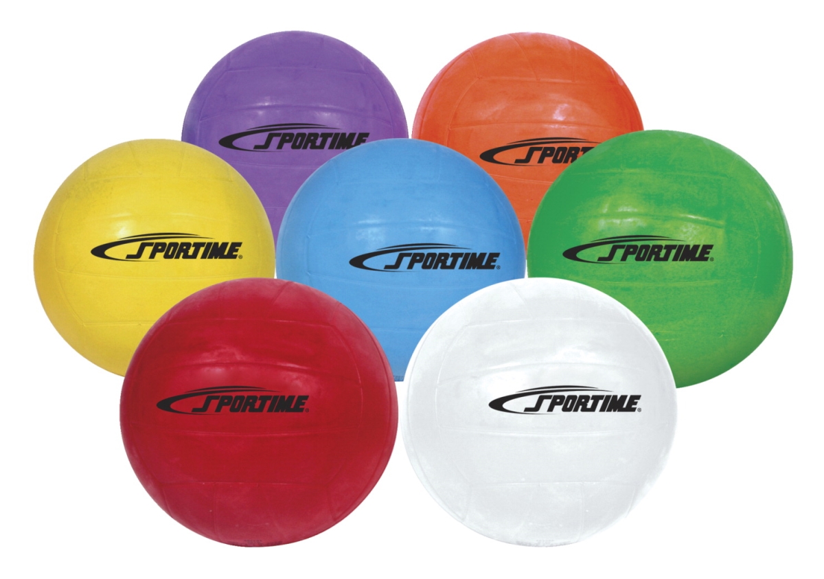 Picture of Sportime 1599257 GradeBall Rubber Volleyballs, Set of 6