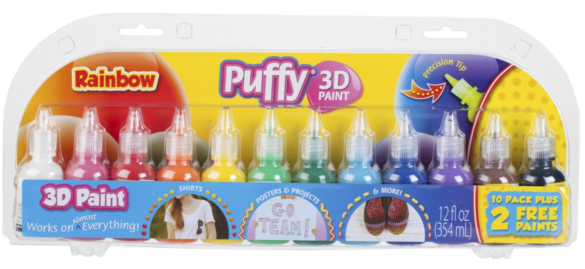 Picture of Tulip 2002300 Puffy 3D Paint&#44; Rainbow Color - Set of 12