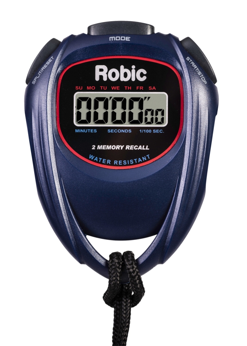 Picture of Robic 2004929 SC-429 Water Resistant All Purpose Stopwatch, Blue