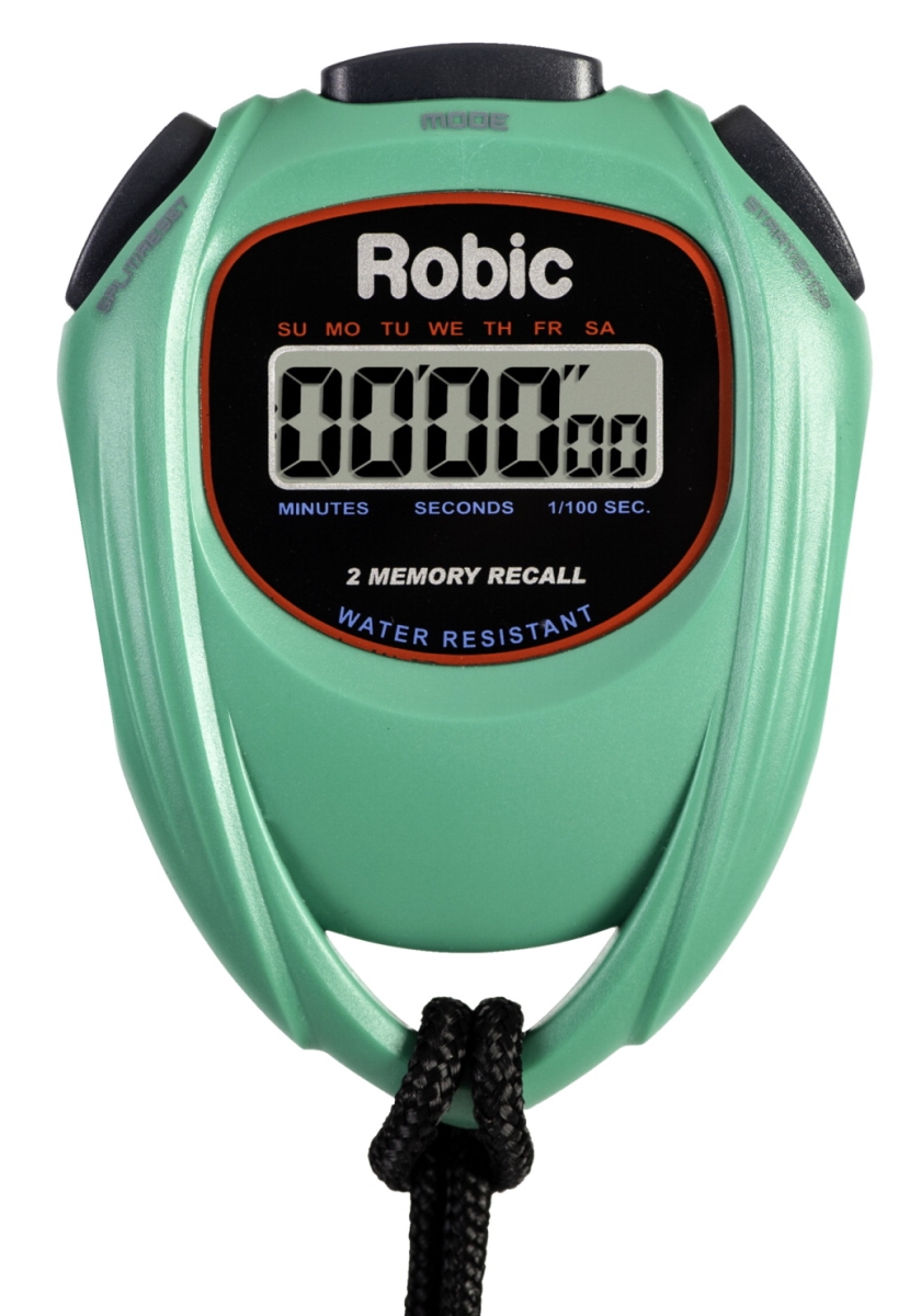 Picture of Robic 2004920 SC-429 Water Resistant All Purpose Stopwatch, Green
