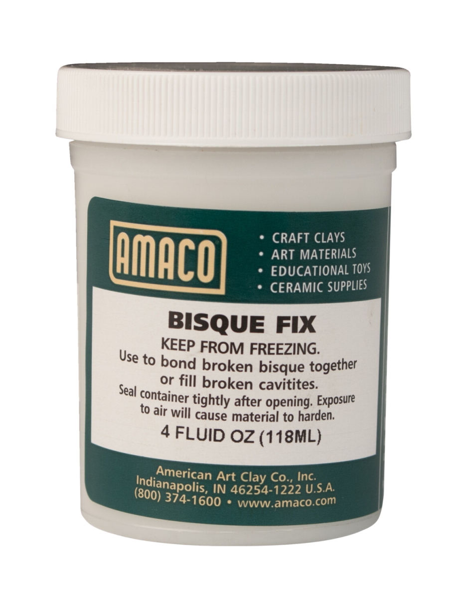 American Art Clay  4 oz Jar Bisque Fix, White
