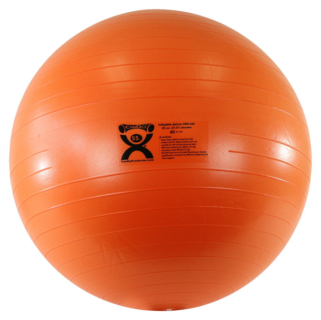 Picture of CanDo 2010581 22 in. Extra Thick ABS Inflatable Exercise Ball&#44; Orange
