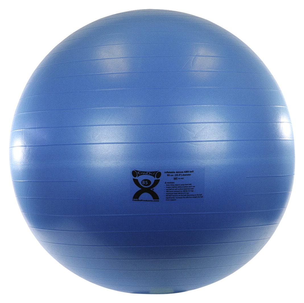 Picture of CanDo 2010584 34 in. Extra Thick ABS Inflatable Exercise Ball&#44; Blue