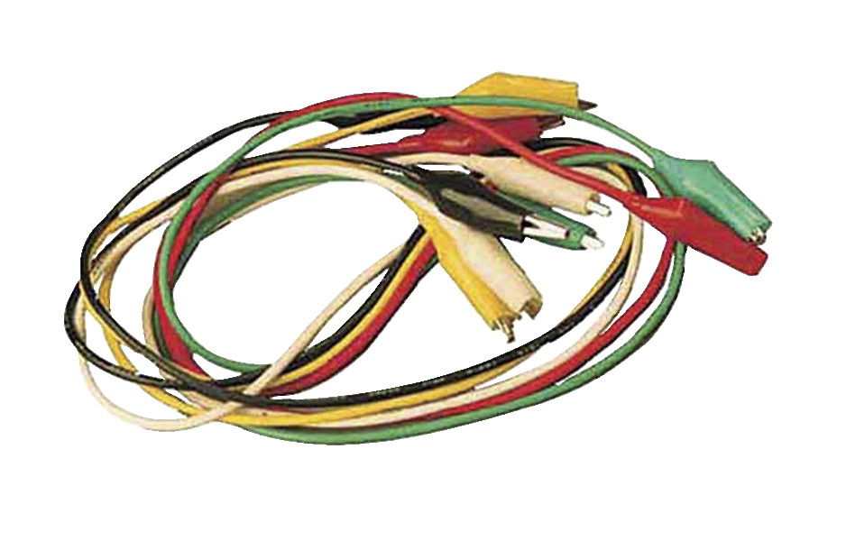 Picture of Frey Scientific 595818 22 in. Jumper Cords&#44; Assorted Color - Set of 5