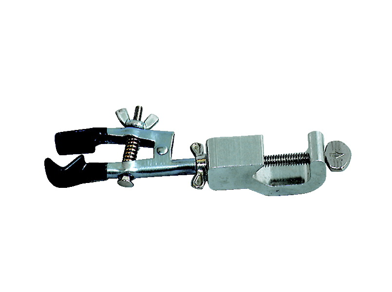585219 Single Vee Buret Clamp - Flat Jaws