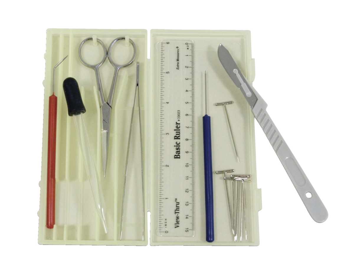 Picture of DR Instruments 1292834 Elementary Dissection Kit - 13 Piece