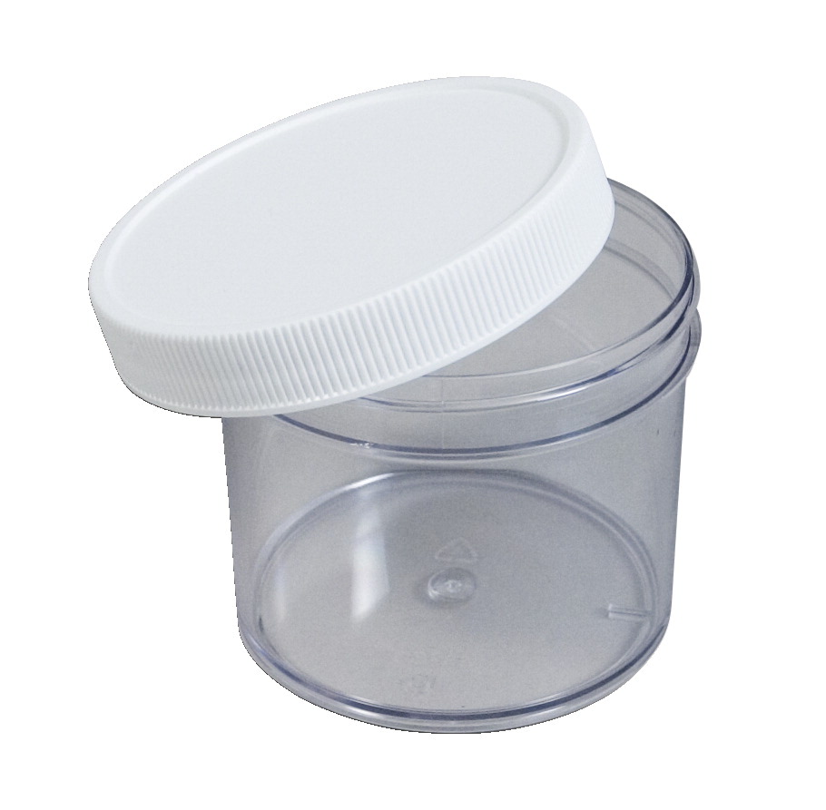 Picture of Frey Scientific 1016966 60 ml Polystyrene Jars - Pack of 48